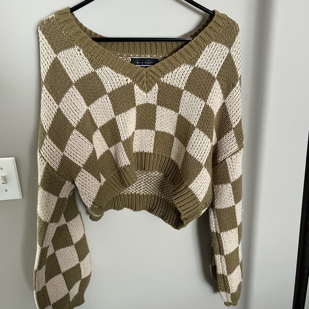 Checkered Sweater